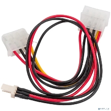 Кабель питания Cablexpert CC-PSU-5, для вентилятора 12V, molex -> molex + 2pin, 15 см