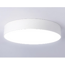 Потолочный светодиодный светильник Ambrella light FV5528 WH белый LED 45W 4200K D400*58 (Без ПДУ)
