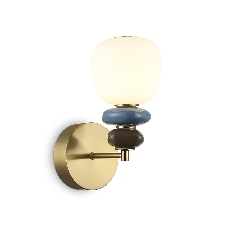 Настенный светильник Ambrella light LH53168 SB/WH бронза/белый 8W 3000K 140*225*300
