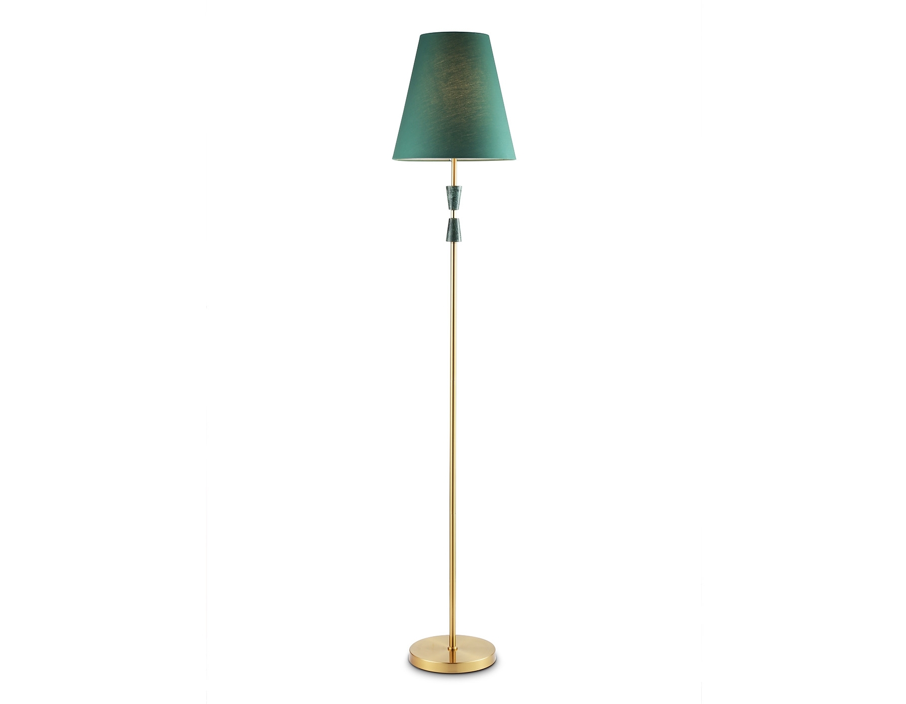 Светильник Ambrella light LH75059 BS/GN латунь/зеленый E27 max 60W D300*1550