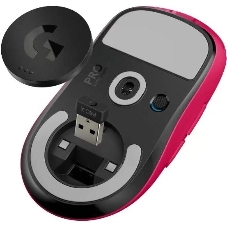 Мышь беспроводная Logitech G PRO X SUPERLIGHT розовый, 25600 dpi, радиоканал, USB, кнопки - 5