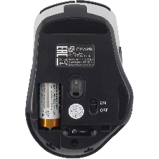 Мышь беспроводная Oklick 516MW черный/серебристый, 1600 dpi, радиоканал, Bluetooth, USB, кнопки - 6