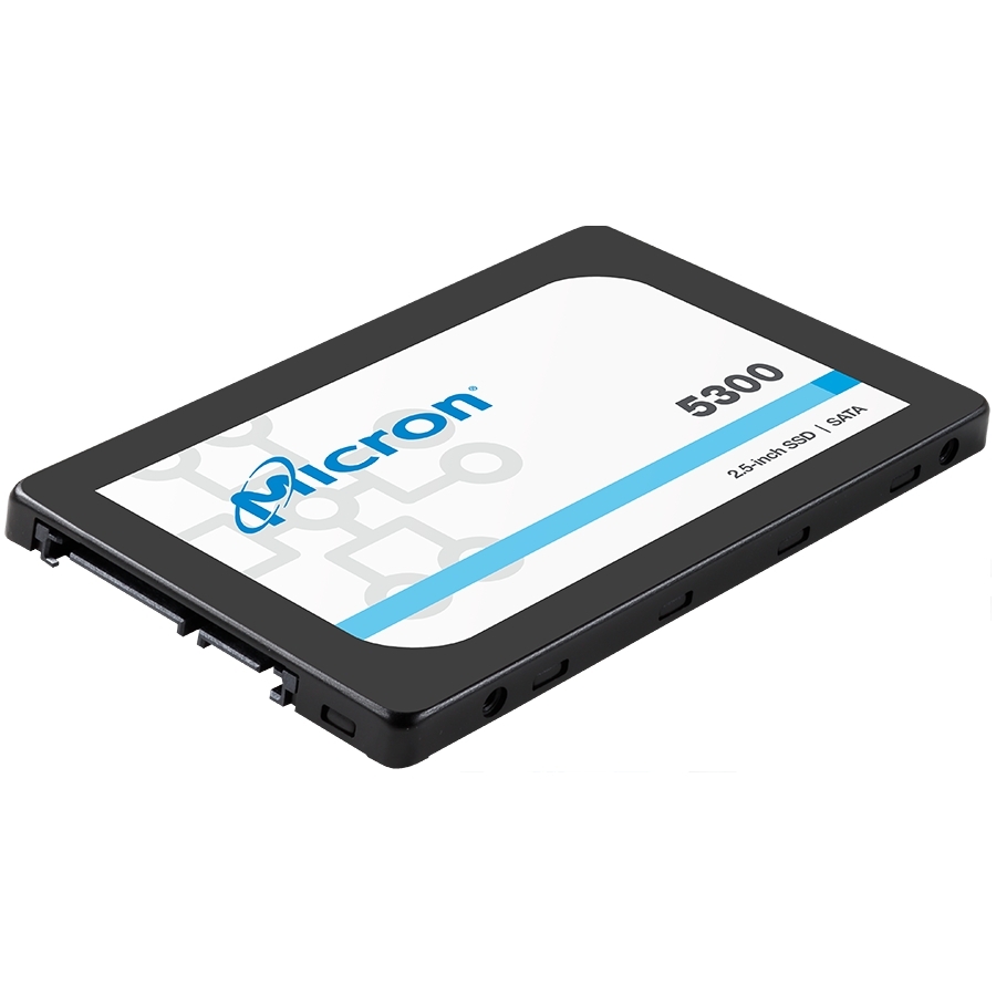Накопитель SSD Crucial Micron 5300 PRO, 7680Gb, SATA III, R/W 540/520