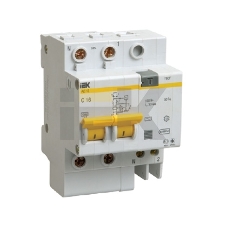 Выключатель автоматический дифференциального тока IEK АД12 2Р 10А 10мА