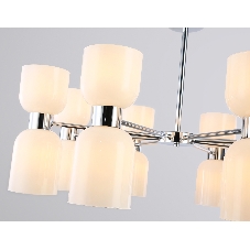 Люстра Ambrella light LH56085/16 СH/FR хром/белый матовый E14*16 max 40W D860*510