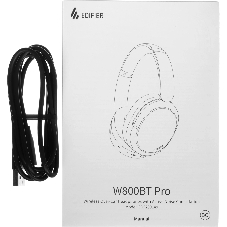 Гарнитура мониторные Edifier W800BT Pro черный беспроводные bluetooth оголовье