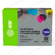 Картридж струйный Cactus CS-EPT46S9 T46S9 светло-серый (30мл) для Epson SureColor SC-P700