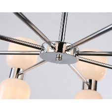 Люстра Ambrella light LH56085/16 СH/FR хром/белый матовый E14*16 max 40W D860*510