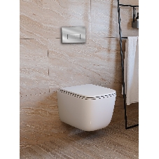 Инсталляция с унитазом комплект BAU PRO 6 в 1: унитаз подвесной безободковый торнадо Bau Dream 51х35, быстросъемное сиденье микролифт, кнопка смыва BAU Hotel, хром