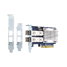 Сетевая карта QNAP QXP-16G2FC Dual-port Fiber Channel adapter, 2 x 16 Gb/s SFP +, PCIe Gen3 x8. For QTS OS ONLY