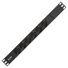 Блок розеток горизонтальный ExeGate ServerPro PDU-19H602 Al-6S-EU2, 19
