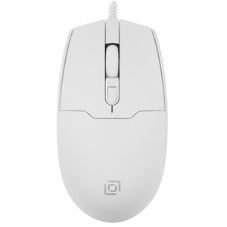 Мышь проводная Oklick 147M белый, 2000 dpi, USB, кнопки - 4