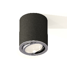 Светильник Ambrella Light XS7422002 SBK/PSL черный песок/серебро полированное MR16 GU5.3 (C7422, N7003)