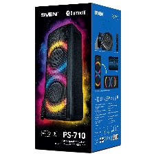 Портативная акустика SVEN АС PS-710 черный 100 Вт Bluetooth