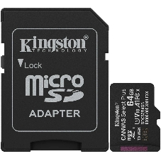 Флеш карта Kingston Canvas Select Plus microSDXC 64Gb C10 SDCS3/64Gb