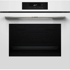 Духовой шкаф электрический Bosch HJG852YW0T Serie 6, 60 см, 66 л, белый,сенсорное управление, 8 режимов+AutoPilot 30(30 автоматических программ), LCD-дисплей, галогенное освещение, самоочистка EcoClean,Soft Open and Soft Close door,телескопические направляющие на 2 уровнях