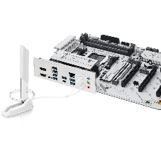 Материнская плата ASUS B850 MAX GAMING WIFI W, AM5, AMD B850, 4xDDR5, 4xSATA, 3xM.2, 1xPCIe 5.0 x16, 1xPCIe 4.0 x4, 2xPCIe 3.0 x1, DisplayPort, HDMI, 1x2.5Gb LAN, USB Type-C, 3x3.5 мм, 7.1, ATX