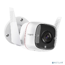 Видеокамера IP TP-Link Tapo C310 белый 3Mp indoor & outdoor IP camera, 30m Night Vision, IP66 dust & waterproof, Motion Detection and Notification, 2-way Audio, supports Micro SD card storage, easy setup with APP
