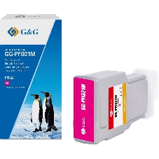 Картридж струйный G&G GG-PFI321M пурпурный (300мл) для Canon imagePROGRAF TM-250/255/350/355