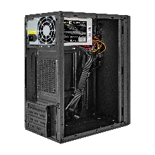 Компьютерный корпус Minitower ExeGate BAA-308U2-AA500 (mATX, БП AA500 с вент. 8см, 1хUSB+2хUSB 3.0, HD Audio, черный)