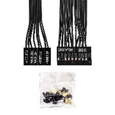 Компьютерный корпус Minitower ExeGate BAA-308-UNS400 (mATX, БП UNS400 с вент. 12см, 2хUSB, HD Audio, черный)