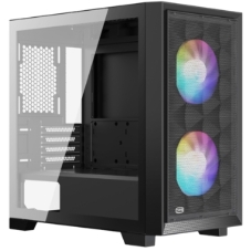 Компьютерный корпус без блока питания PCCooler C3D310 BK ARGB, Mini-Tower, TG, Mesh, 2x120мм ARGB, 2xUSB-A 3.0, mATX, mITX черный