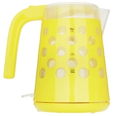 Чайник электрический BQ KT1713P Yellow. Мощность:2200 Вт, Объем 1,7л, LED подсветка