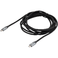 Кабель Digma D-Type-C-USB3.2-3m D-TYPE-C-USB3.2-100W-4K-3M 3м черный