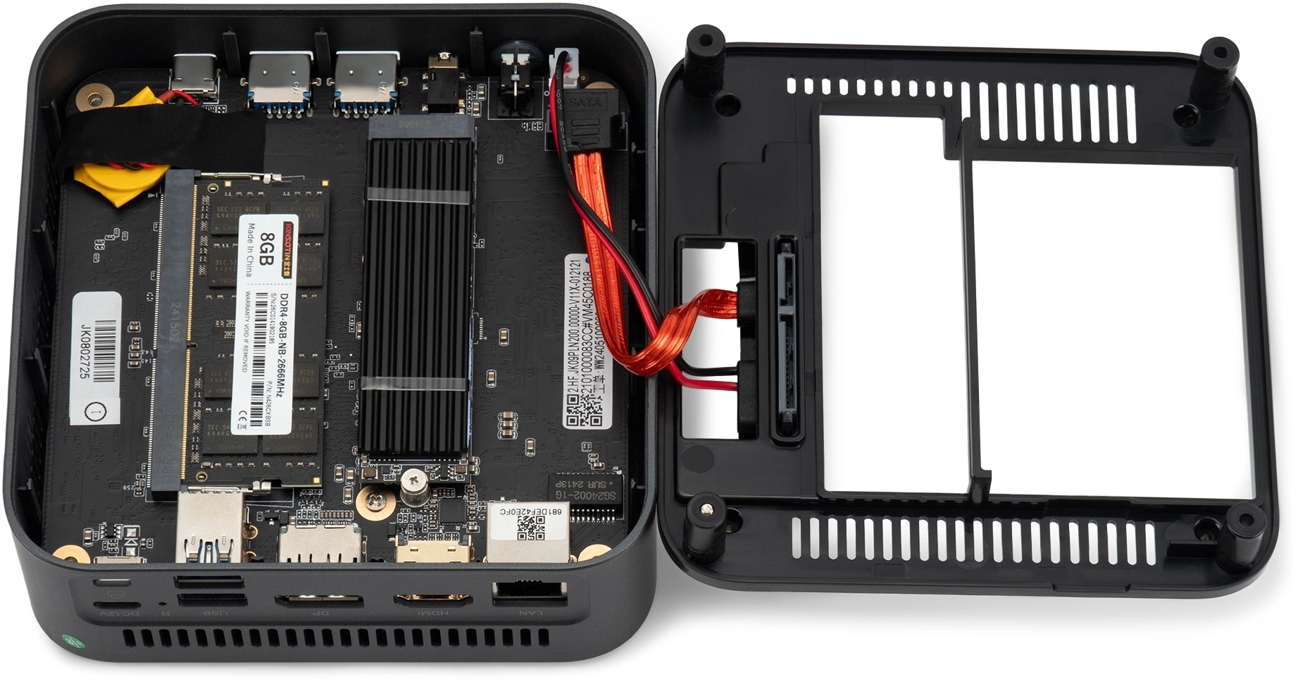 Неттоп IRU Planio 110ALCN N95 (1.7) 8Gb SSD240Gb UHDG без ОС GbitEth WiFi BT 30W черный (RUS) (2198626)