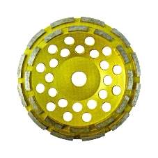 Диск алмазный шлифовальный, двойной ряд, FIT IT 125 мм. 39517