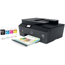 МФУ струйное HP Smart Tank 615 AiO (Y0F71A), A4, цветной, печ. до 22 стр/мин. (ч/б) до 16 стр/мин. (цвет), скан. до 5 стр/мин. (ч/б) 3 стр/мин. (цвет), 1200 x 1200 dpi (ч/б печать, скан.) 1200 x 4800 dpi (печать цвет), USB, Wi-Fi, BlueTooth, Air Print, Mopria