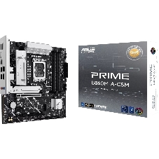 Материнская плата ASUS PRIME B860M-A-CSM, LGA1851, Intel B860, 4xDDR5, 4xSATA, 2xM.2, 1xPCIe 5.0 x16, DisplayPort, HDMI, 1x2.5Gb LAN, USB Type-C, 3x3.5 мм, 7.1, microATX