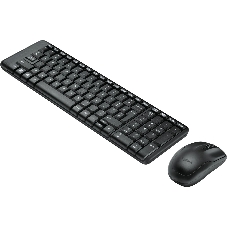 Комплект клавиатура+мышь Logitech MK220 беспроводной, USB, 1000 DPI, чёрный