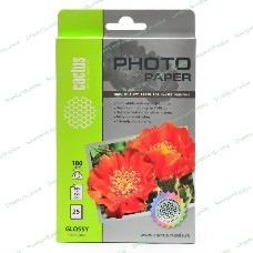 Фотобумага Cactus CS-GA618025 глянцевая A6 180 г/м2 25 листов