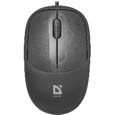 Мышь проводная Defender Datum MS-980 черный, 1000 dpi, USB, кнопки - 3