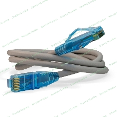 Патч-корд U/UTP, Cat.6, LSZH, 1.5 м, серый