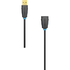 Кабель-удлинитель Vention USB 2.0 AM/AF - 1м черный