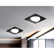 Светильник Ambrella light TN51917 BK черный GX53 max 12W 115*115*23