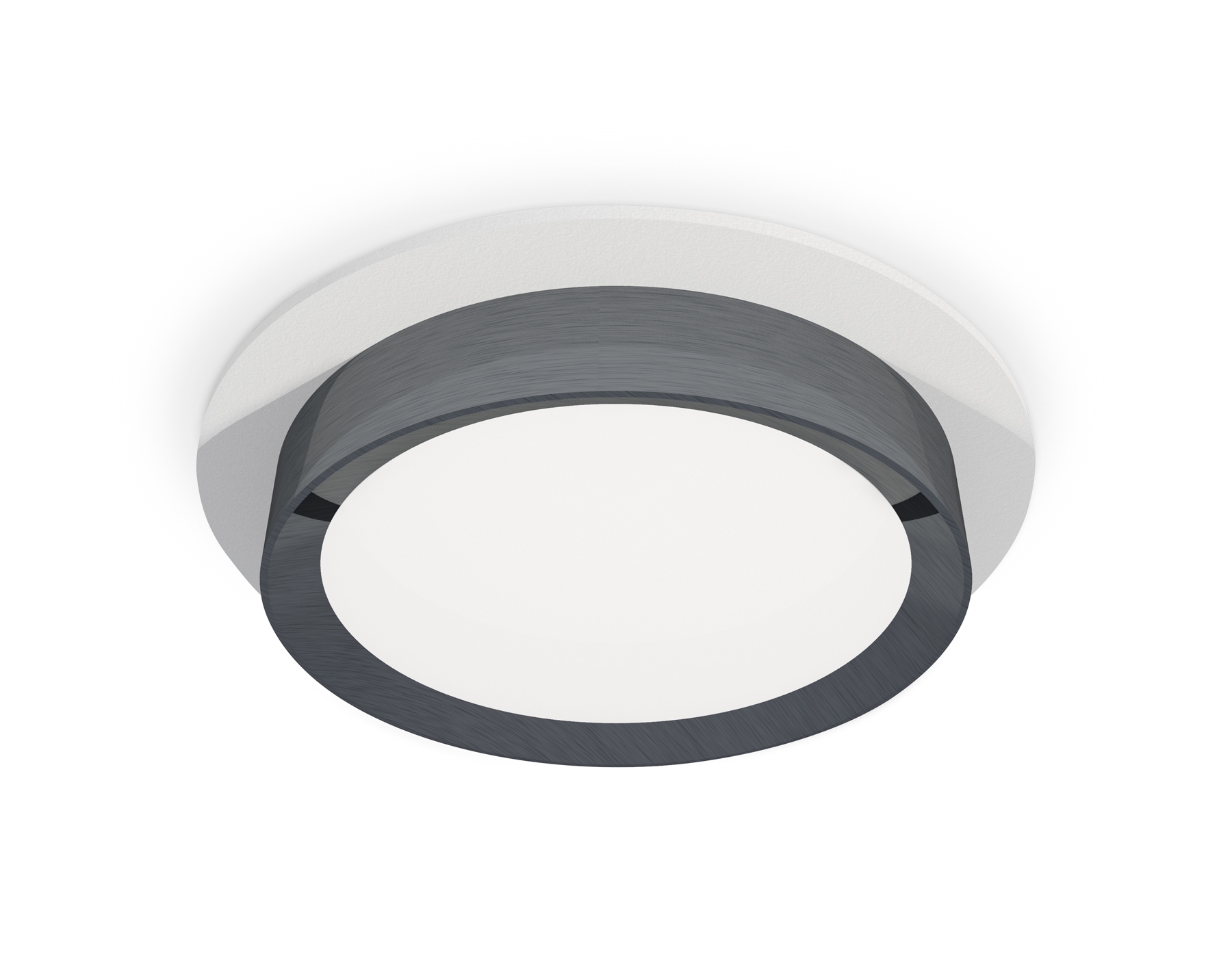 Комплект встраиваемого светильника Ambrella light XC8050007 SWH/PPH белый песок/графит полированный GX53 (C8050, N8133)