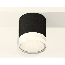 Светильник Ambrella Light XS7402033 SBK/FR/CL черный песок/белый матовый/прозрачный MR16 GU5.3 (C7402, N7160)
