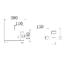 Смеситель для ванны, Ø35 SL144-006E
