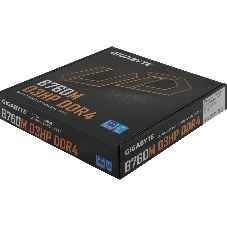 Материнская плата GIGABYTE B760M D3HP DDR4, LGA1700, Intel B760, 4xDDR4, 4xSATA, 2xM.2, 1xPCIe 4.0 x16, DisplayPort, HDMI, D-Sub, 1x1Gb LAN, 3x3.5 мм, 7.1, microATX