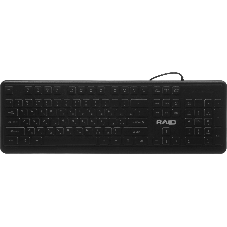 Клавиатура проводная Defender Raid GK-778DL, USB, черный