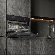 Духовой шкаф Электрический Weissgauff OE 4551 DB Black Edition черный