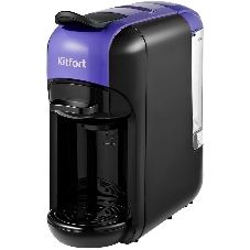 Кофемашина Kitfort КТ-7105-1 1450Вт черный/фиолетовый