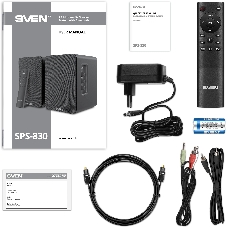 Акустическая система SVEN АС SPS-830 2.0 черный 60Вт BT