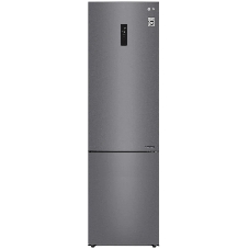 Холодильник LG GA-B509CLSL графитовый двухкамерный 277/107л морозилка снизу, No Frost