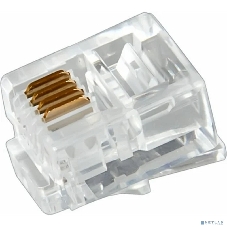 Разъем телефонный Rexant UTP, RJ-14 (6P4C), CAT 3