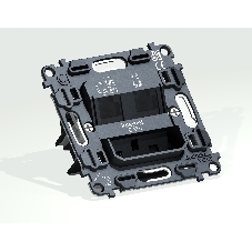 Механизм компьютерной двойной розетки RJ-45 (8P8C) CAT6 с автоматической защитной шторкой QUANT VM189