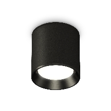 Светильник Ambrella Light XS6302002 SBK/PBK черный песок/черный полированный MR16 GU5.3 (C6302, N6103)